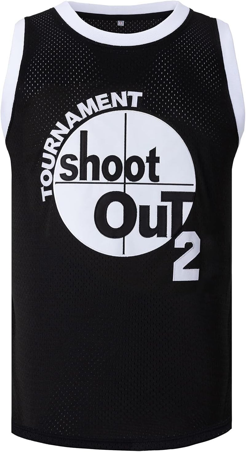 BOROLIN Store Mens Basketball Jersey Pac #2 Birdmen Tournament Shoot Out Sports Shirts 90s Hip-Hop Clothing - Image 1